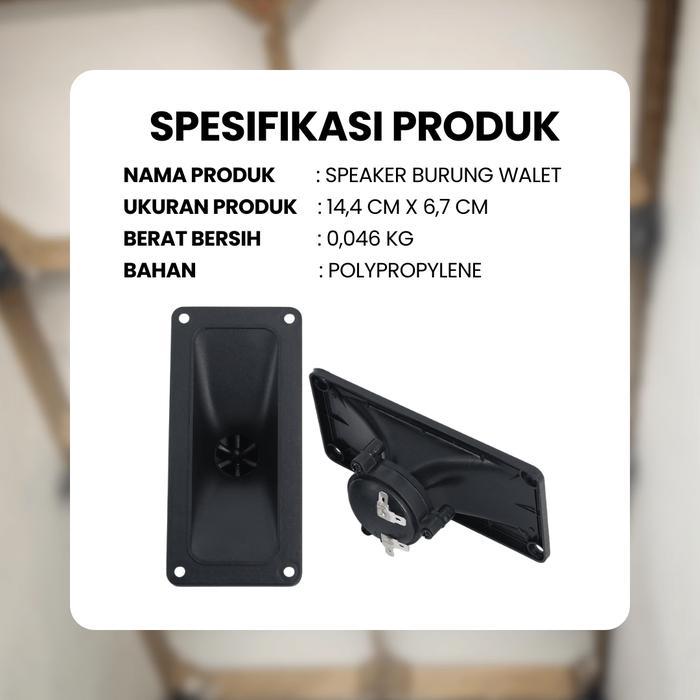 Speaker Burung Walet Tweeter Panggil Walet Suara Jernih Tajam Model 303P Hemat Daya Terlaris