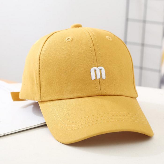 Caramel - Topi Baseball Pria Dewasa Distro Caps Olahraga Hitam Kuning Putih Outfit Fashion Korea