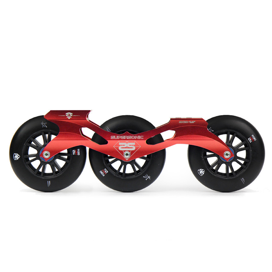 Speed Skate Base, Original Flying Eagle Supersonic Inline Skates Frame 3X110mm 88A Wheels ILQ-9