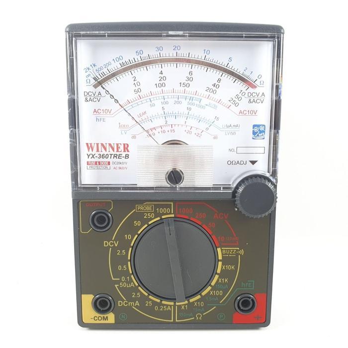 Multimeter Winner Yx360Treb Multitester Analog Yx-360Treb Tester Yx 360 Treb Avometer #Gratisongkir