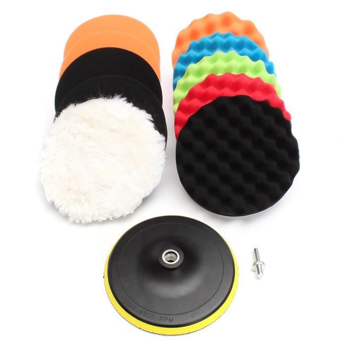 3M Otocars Teknik - Spon Poles Body Mobil Sponge Polishing Set Car Buffing 5 Inch 10 Pcs