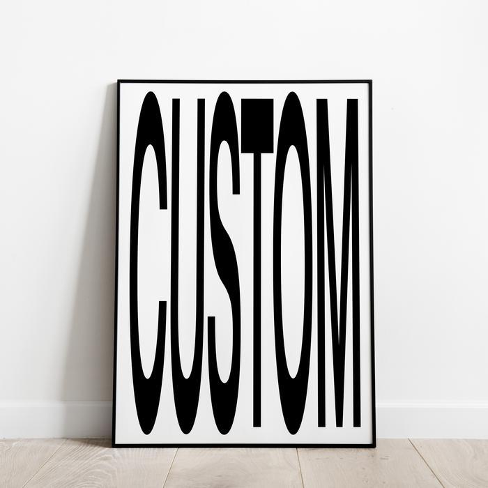 TERJAMIN Poster Film CUSTOM Frame Blok