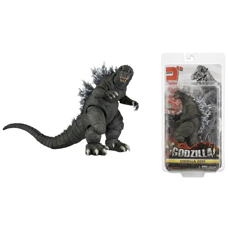 NECA 2001 Movie Version Godzilla Articulated Monster Series PVC Action Figure Kids Gift 17cm