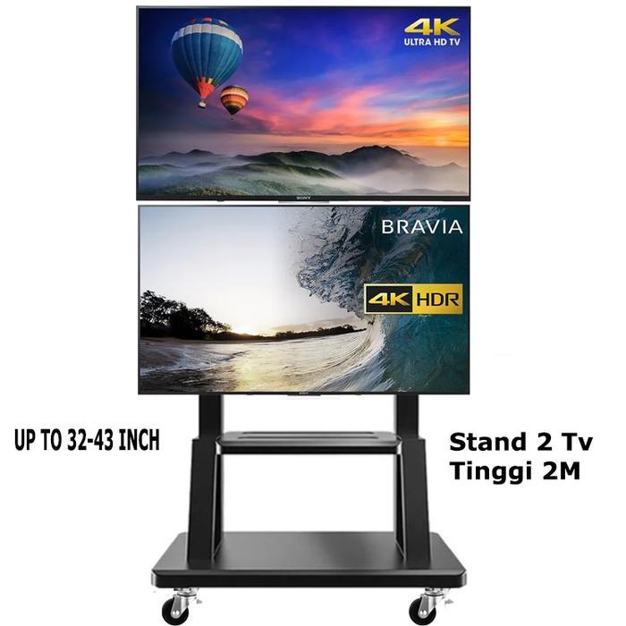 Bracket standing 2 tv Braket stand 2 tv Standing bracket 2 tv 32-43''