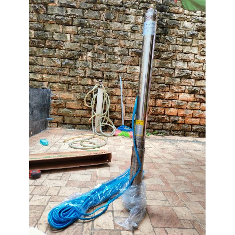 Pompa Air Sumur Dalam Submersible Satelit Casing 2.5inch - 0.25 HP + kabel 30M