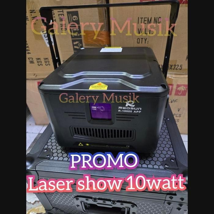 Laser 10watt RGB Fullcolor 10000 Laser Professional animasi show pesta Disco Club Bar Party2 penting