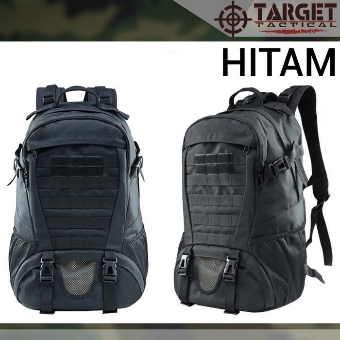 Tas Ransel Tactical 7092 Import Silver Knight USA ORIGINAL - Hitam