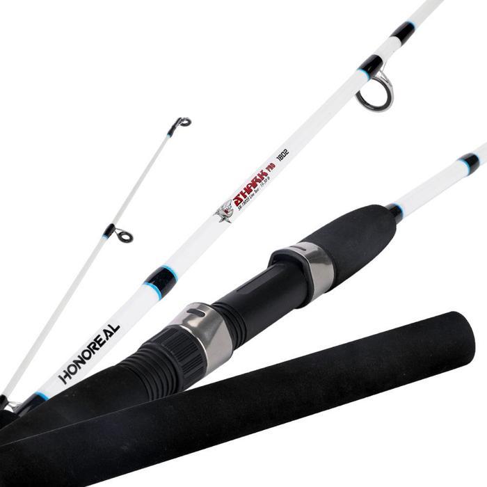 Ready Joran Pancing Spinning casting Fiber Solid Shark Full Solid120-210cm