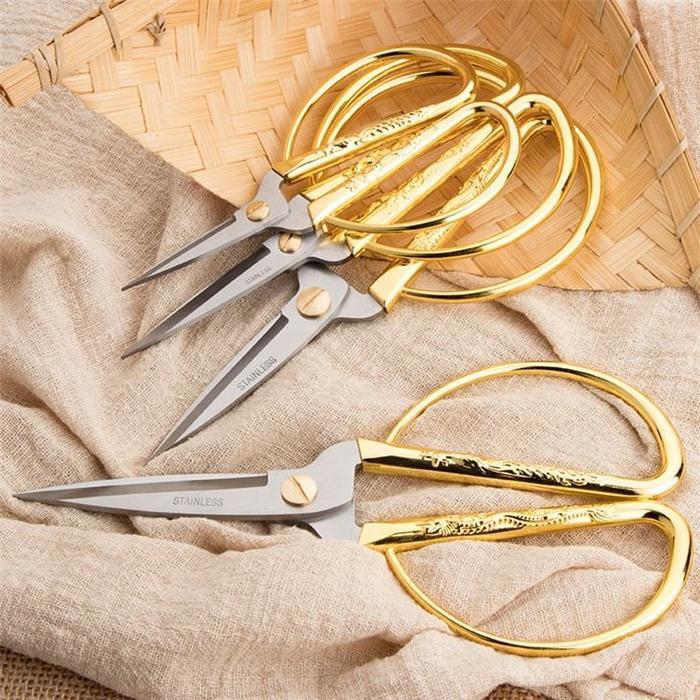 Gunting Emas / Gunting emas gold Golden scissors stainless steel Gunting sultan