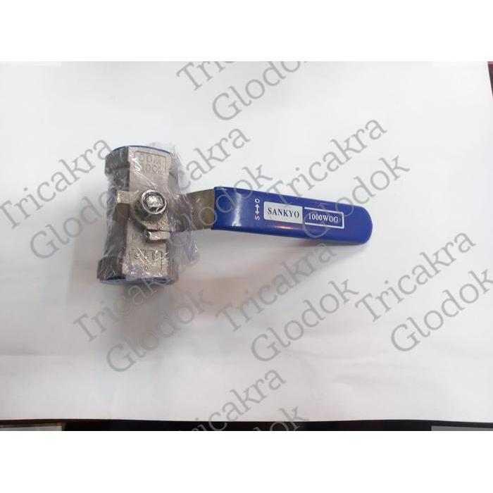 Ball Valve Sankyo 1" / Ball Valve Sankyo 1 Inch / Kran Sankyo 1" #Gratisongkir