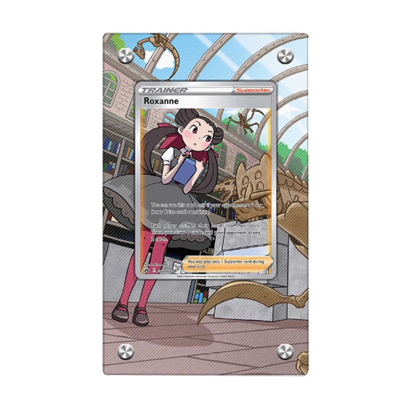 Pokemon Tauros Extended Painting Display Stand PTCG Pikachu Roxanne Dendra Game Classic Acrylic