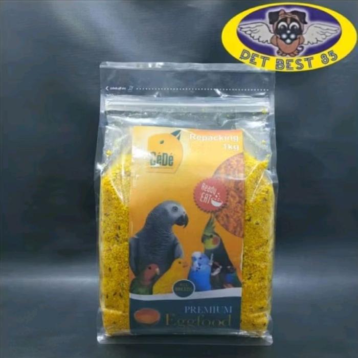 SIAPKIRIM Cede Premium EggFood round 1kg Cede EggFood Bird Pakan Burung Cede round READY STOCK