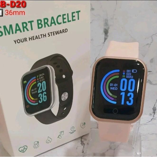 ORIGINAL Jam Tangan Smartwatch Y68/Jam Smart Fashion Terkini Termurah Layar READY STOCK