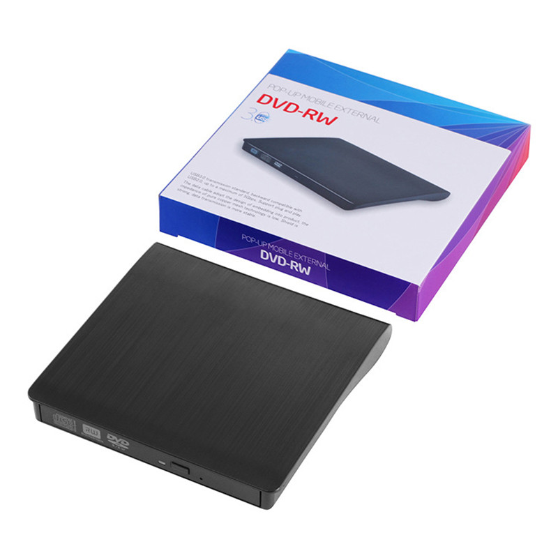 UTHAI Brushed Neutral USB 3.0 External DVD Writer Optical Drive for Notebook Desktop Mobile
