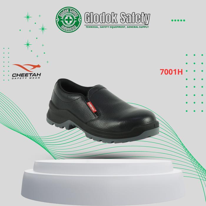 Sepatu Safety Cheetah 7001H / Safety Shoes pendek slip-on