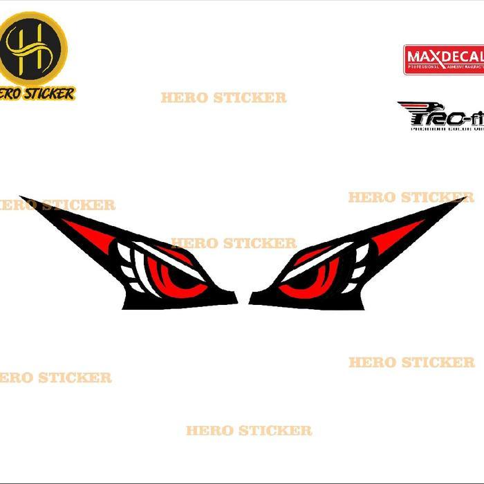 HERO STICKER STIKER LAMPU DEPAN VARIO OLD 125CC TAHUN 2012-2014 CUTTING VARIO OLD VARIASI WARNA