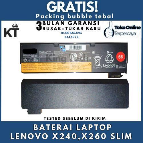 Baterai Lenovo Thinkpad T440 T450 T460 X240 X250 X260 X270 Slim 45N1128 Baru Garansi 3 Bulan -