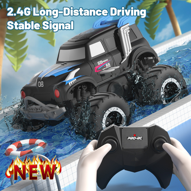 New Amphibious RC Car Climbing Remote-Controlled Vehicle Children's