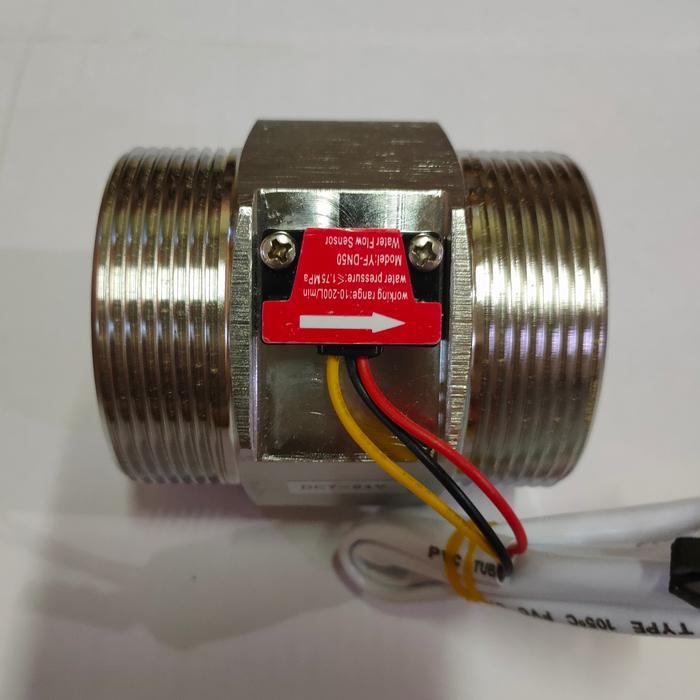 Terlaris Water Flow Sensor G2" Dn50 Flow Sensor 2 Inch Stainless Steel 304