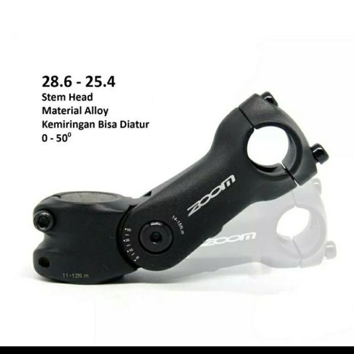 Polygon Stem Ahead Sepeda Mtb Adjustable Zoom Alloy Standar Standard 28.6/25.4