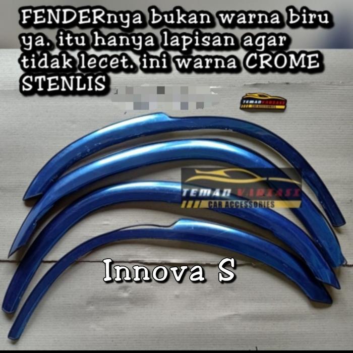LIS LIST ATAS BAN FENDER TRIM MOBIL INNOVA INOVA S PROMO