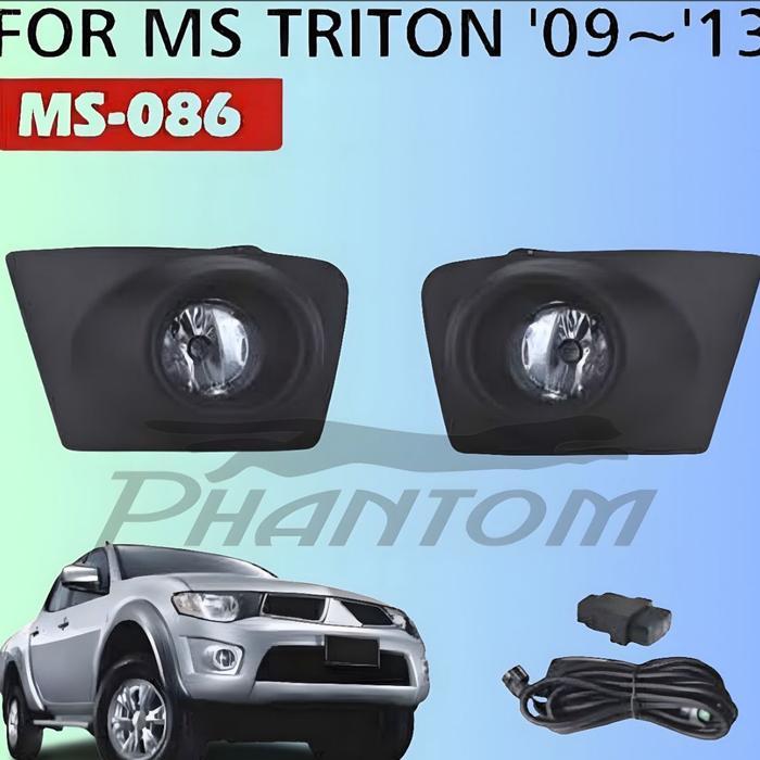 FOG LAMP FOGLAMP LAMPU KABUT LED DRL MS- 086 STRADA TRITON L200 READY