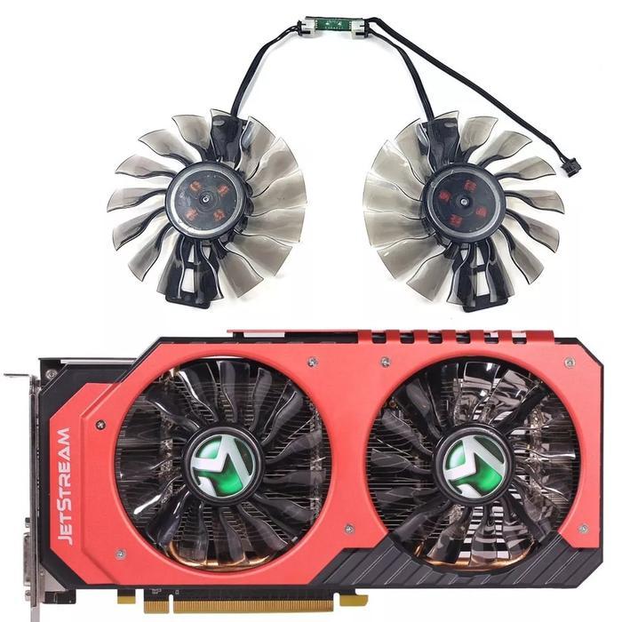 FAN VGA PALIT GTX 970 980 960 950 LANGKA 87MM 4PIN BARU