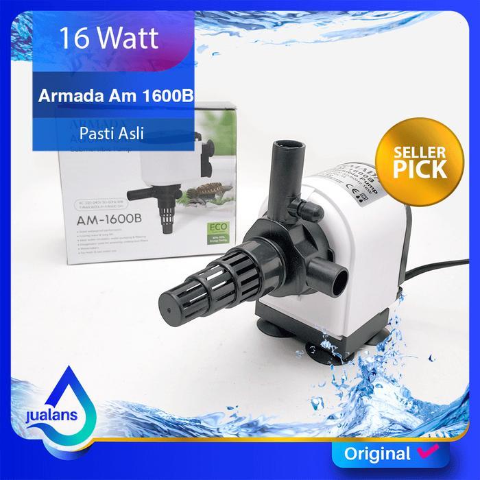 Pompa Aquarium Armada Am 1600B Power Head 1600 L/H #Gratisongkir