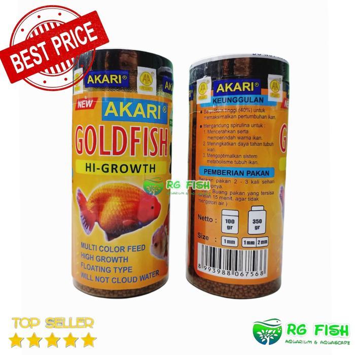 TERLARIS Pakan ikan Koki Akari Goldfish Hi-Growth Makanan ikan Koki gratis ongkir