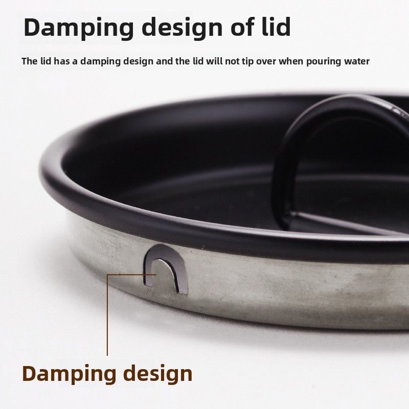 Food Grade Stainless Steel Camping Kettle Portable Outdoor Camping Boiling Kettle for Picnic Boiling