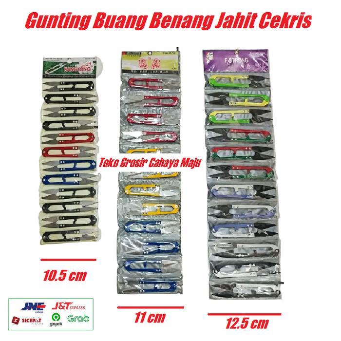 Gunting Buang Benang Jahit Cekris Kecil Sedang Besar (Kangyong, Naga, F-Strong)