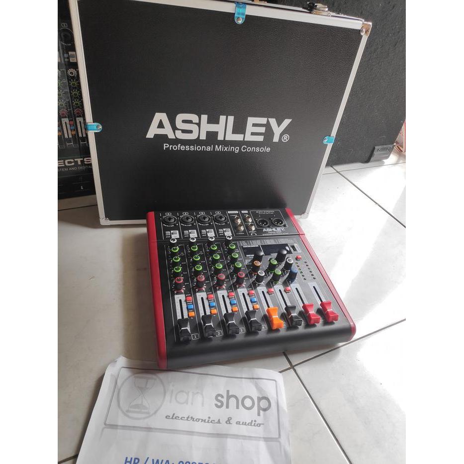 Mixer Audio Ashley Focus-400 4 Channel Efek 16 DSP plus Hardcase