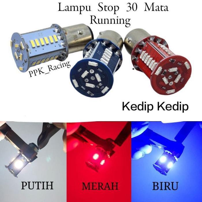 #. Lampu Stop Rem Motor Running 30 Led Running + Kedip Flash Universal motor Mio beat scoopy supra