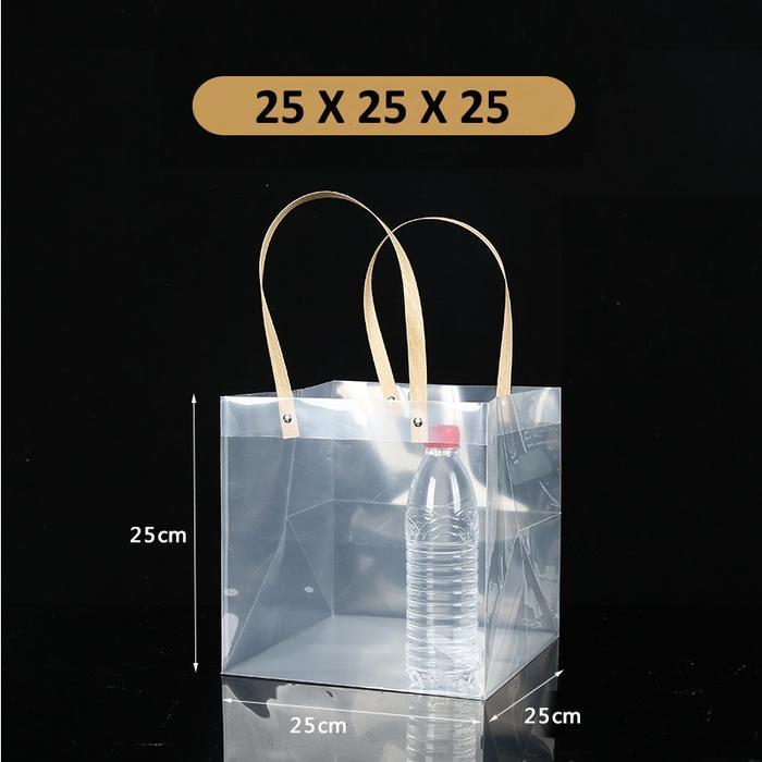 Tas Mika Polos Pp Doff Goodie Bag Tas Bingkisan Tas Hampers Tas Tenteng Pp Doff Transparant Model