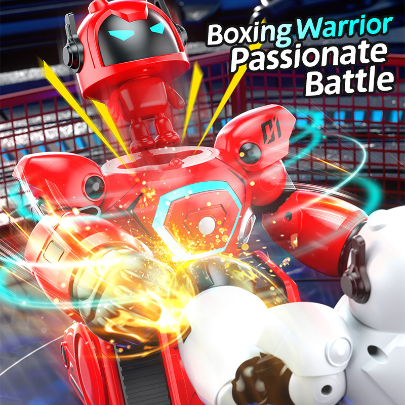 RC Robot Battle Boxing Football Robot Parent-Child Game Remote Control Robot 2.4G Fighting Robot