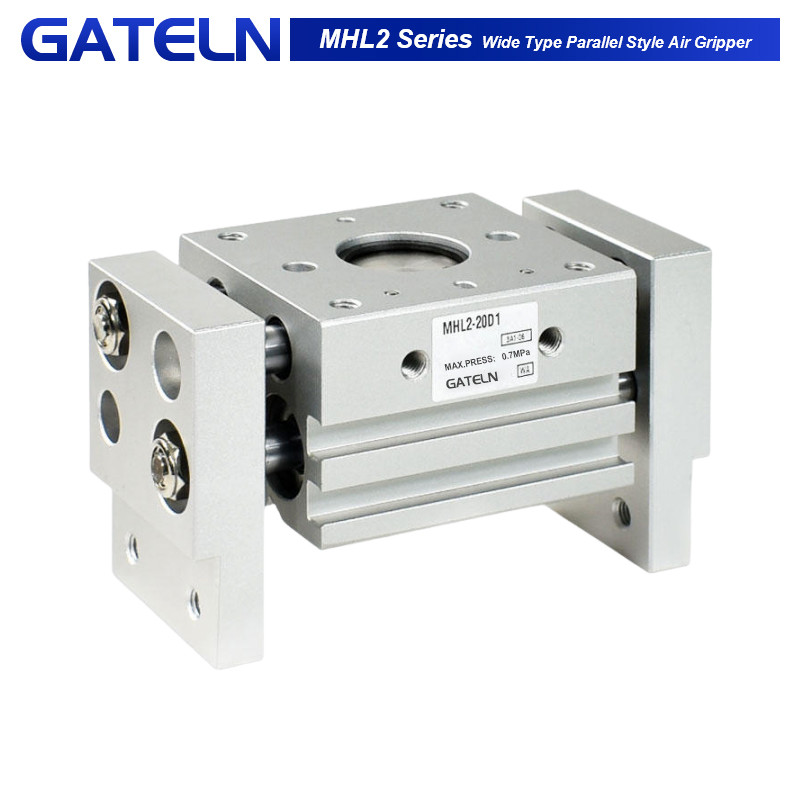 MHL2 DOUBLE ACTING PNEUMATIC GRIPPER REPLACEMENT T TYPE AIR GRIPPER MHL2-10D MHL2-16D MHL2-20D