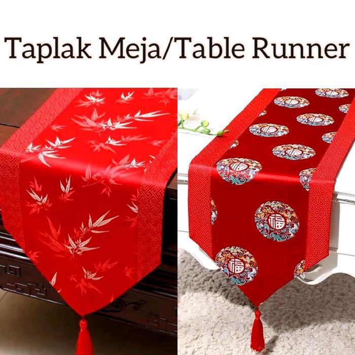 Taplak Meja / Table Runner Imlek Bahan Premium