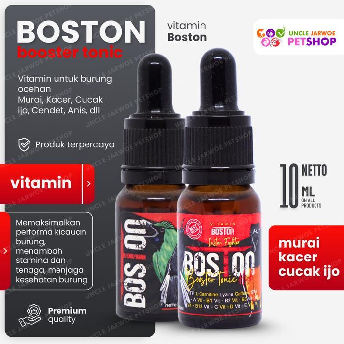 Boston Vit Pendongkar Power Vitamin Burung Ocehan Kacer Murai Batu Cendet Pasti Promo