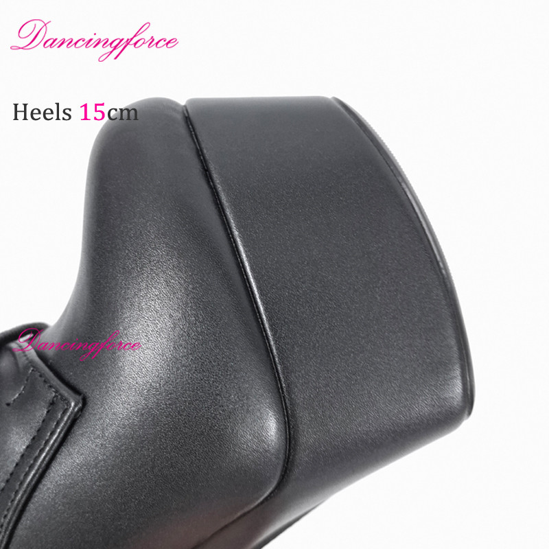 Mirror15cm/6Inches Sexy Fetish Exotic Stripper Pole Dance Shoes Women Gothic High Heels Platform