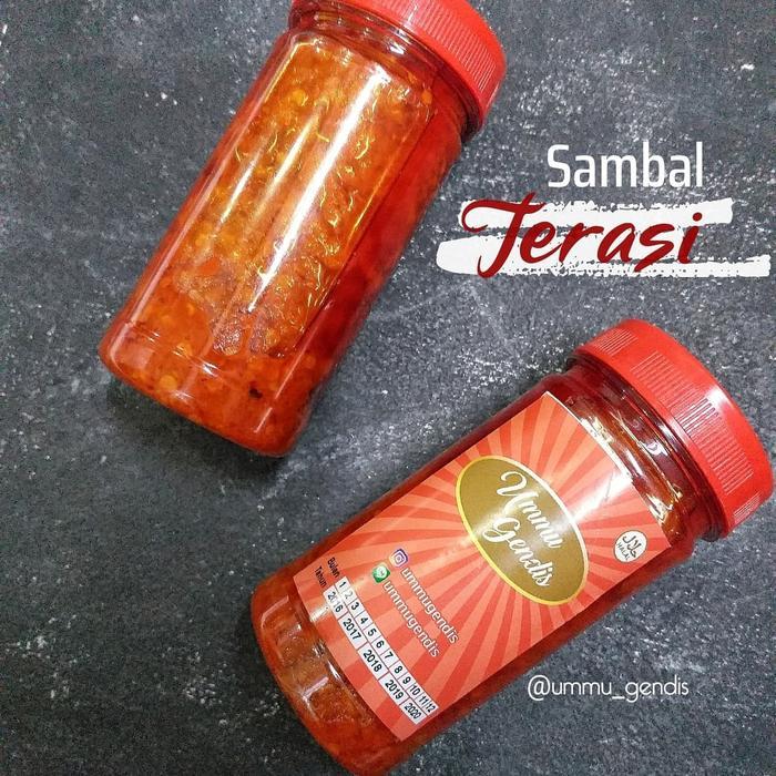 "New" sambal terasi botol - sambal botol - sambal terasi