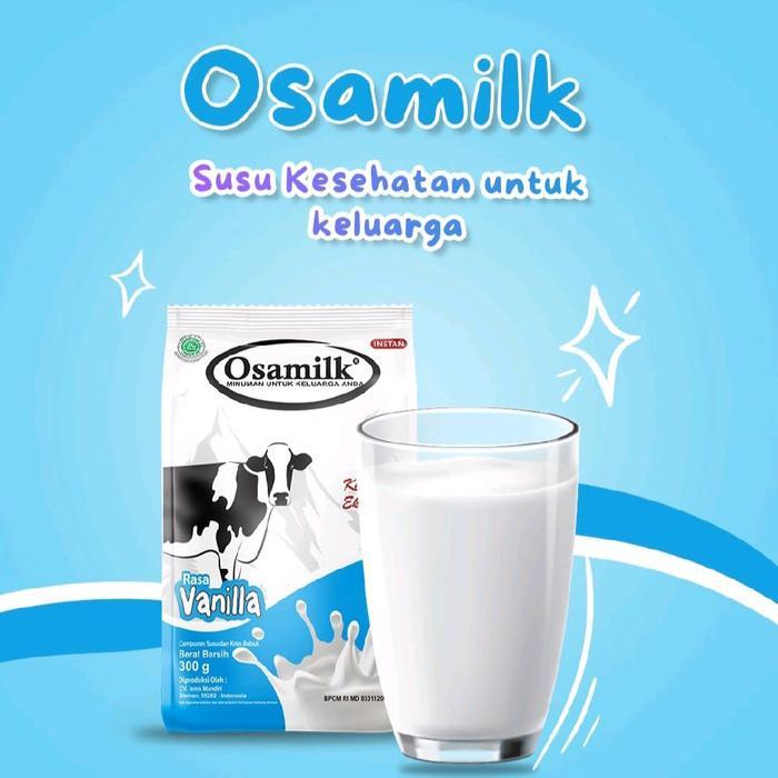Promo Susu Bubuk Osamilk Dairy Penggemuk Vanilla Coklat - Susu Osamilk 300 Gram Terjamin