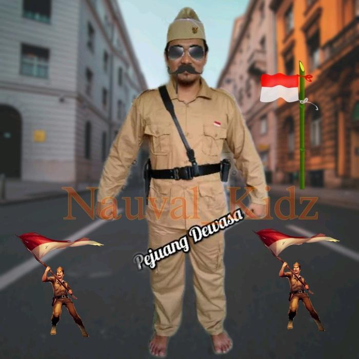BAJU SERAGAM PEJUANG VETERAN DEWASA