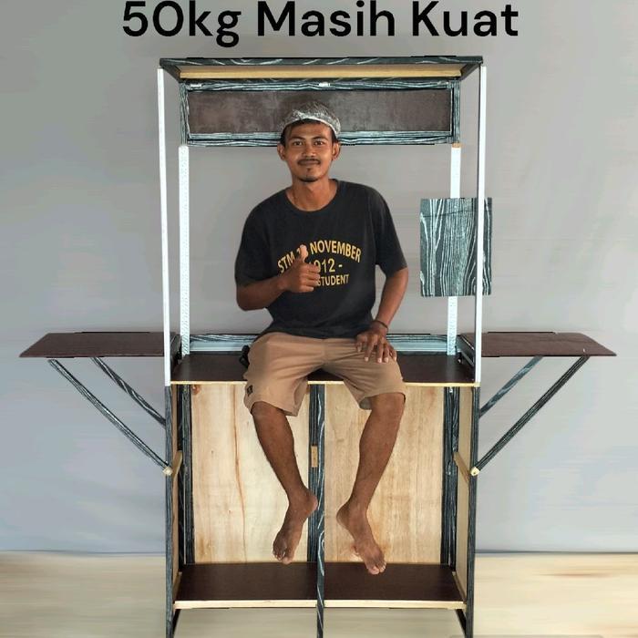 Booth Portable / Gerobak Lipat / Meja Jualan / Meja Lipat / Meja Dagang Pasti Ori