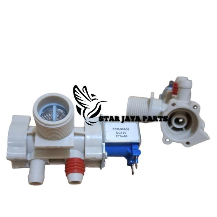 [LG T2107VS2M] Selenoid Water Inlet Valve Mesin Cuci LG Top Loading Smart Inverter DC 12V T2107VS2M