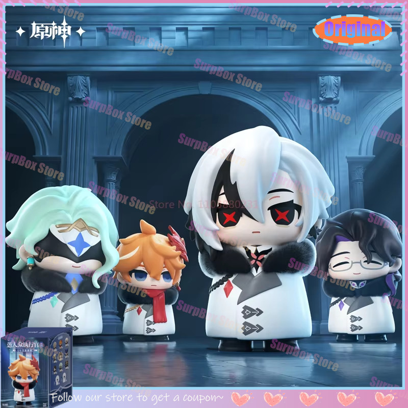 Genuine Mihoyo Genshin Fatui Harbinger Blind Box - Suplay Anime Figure Collectibles, Mystery Box