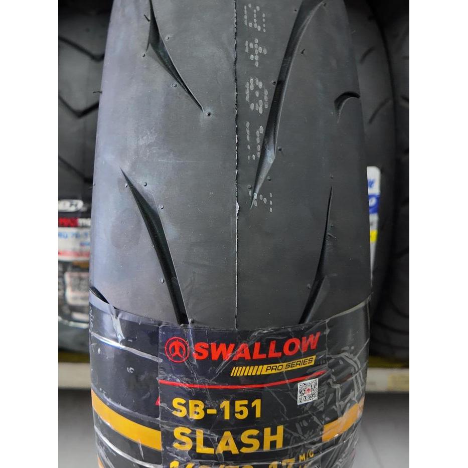 BAN TUBELESS MERK TYPE SLASH UKURAN 100/80 R17, 120/70 R17, 130/70 R17, 90/80 R17, 80/80 R17, 110/70