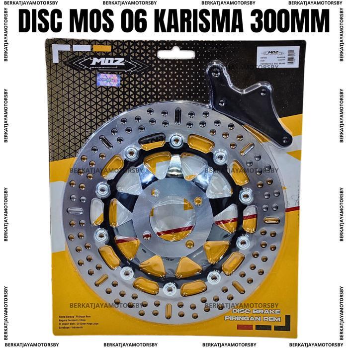 PIRINGAN CAKRAM DEPAN DISC BRAKE MOS MODEL FLOATING STAINLESS UKURAN 300MM KHARISMA KARISMA / SUPRA