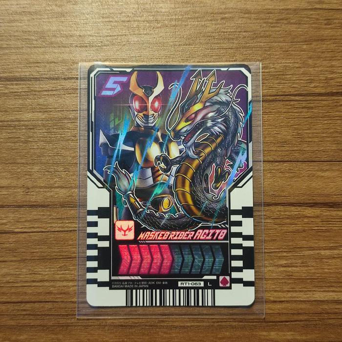 Ride Chemy Trading Card L Legend Masked Rider Agito Kamen Rider Gotchard