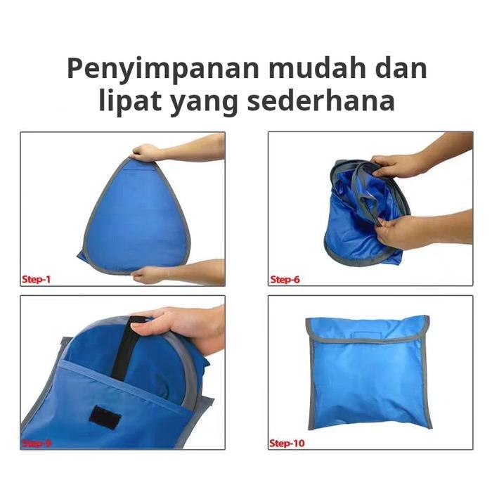 Tenda tidur tenda pelindung angin tenda kecil dewasa anak-anak berkemah di luar ruangan tenda kecil