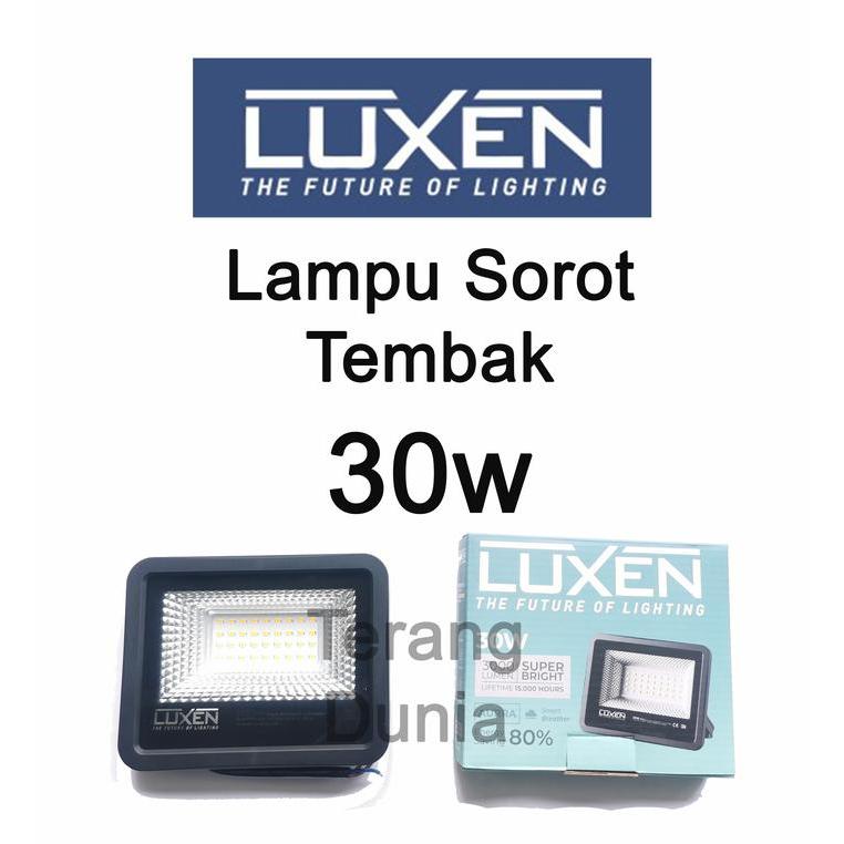Terlaris Lampu Sorot Luxen 30w Lampu Tembak Luxen 30w Lampu Floodlight Luxen 30 SALE